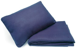 49" x 59" Fleece Blanket w/Matching Pillow - Assorted